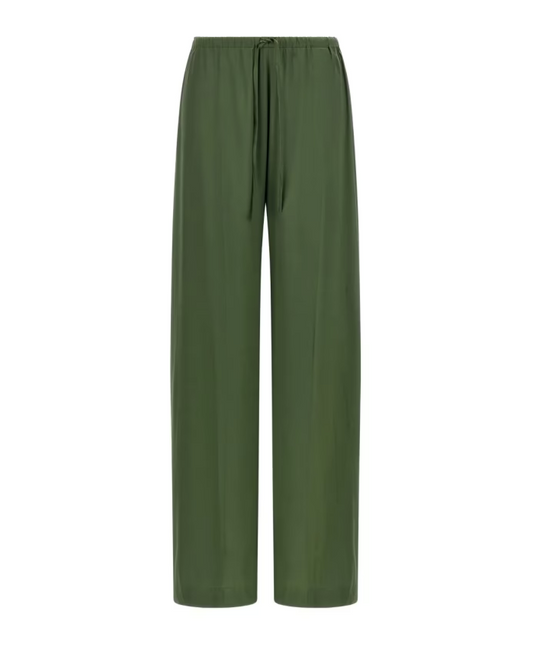 DRIES VAN NOTEN PANTALONI PUVIS BIS VERDE