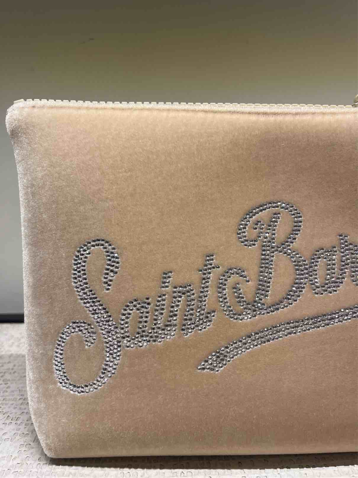 ALINE VELVET BEIGE STRASS