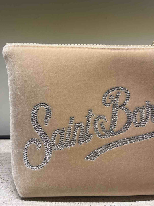ALINE VELVET BEIGE STRASS