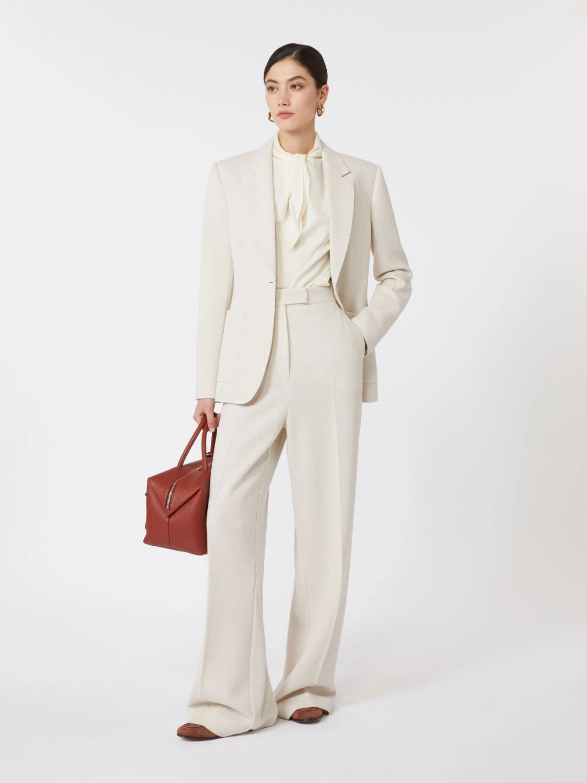 MAX MARA GIACCA MUTILITA AVORIO