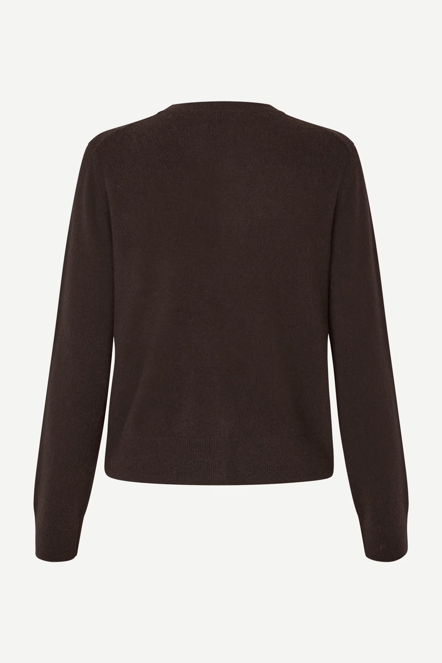 SAMSOE SAMSOE CARDIGAN SABOSTON  BLACK COFFEE