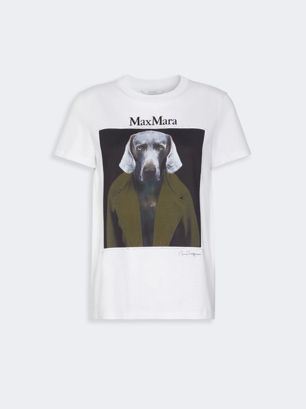 MAX MARA T-SHIRT CALCA "VERDE"
