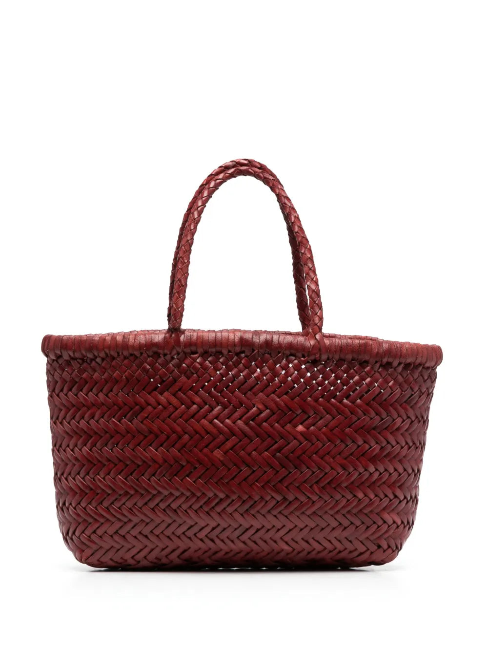 DRAGON DIFFUSION BORSA GORA MINI FLAT BORDEAUX