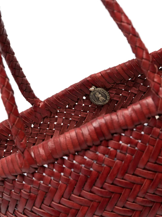 DRAGON DIFFUSION BORSA GORA MINI FLAT BORDEAUX