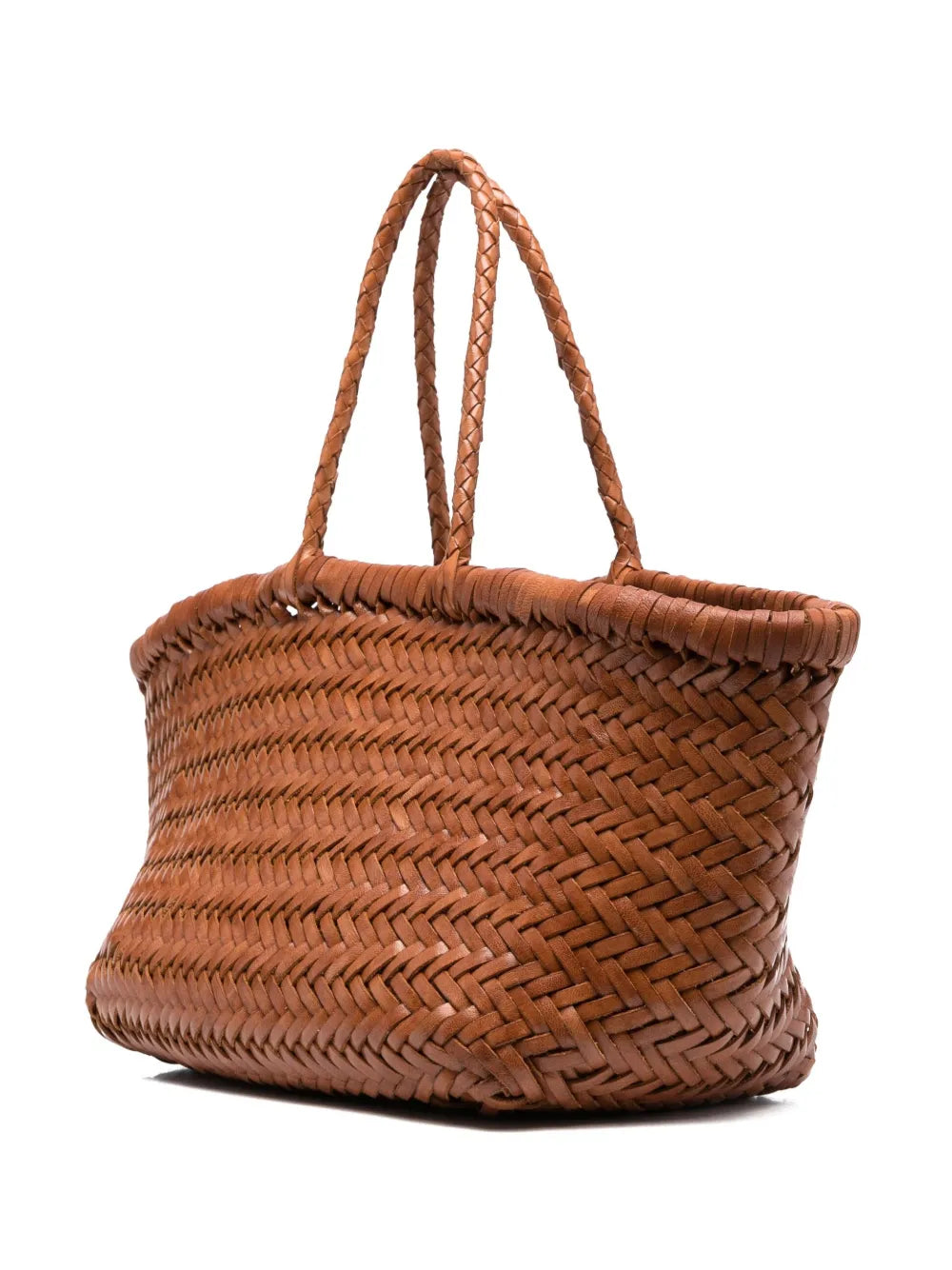 DRAGON DIFFUSION BORSA BAMBOO TRIPLE JUMP SMALL TAN