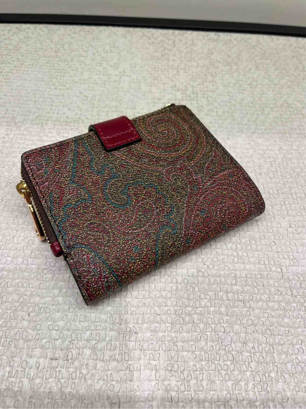 ETRO PORTAFOGLIO PAISLEY RETTANGOLARE SMALL
