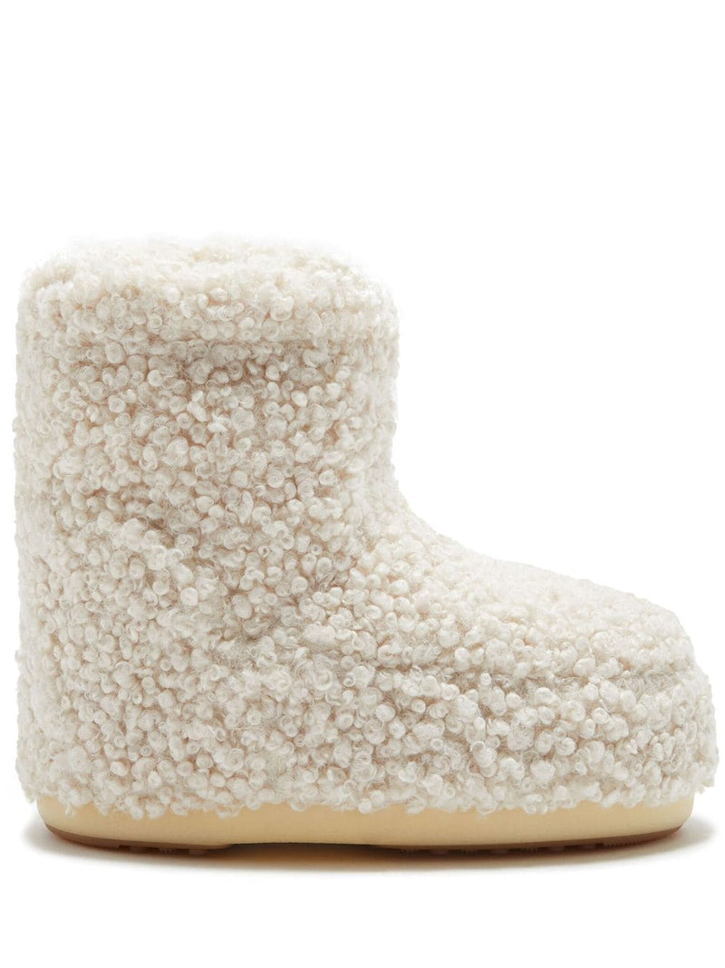 MOON BOOT ICON LOW FAUX CURLY
