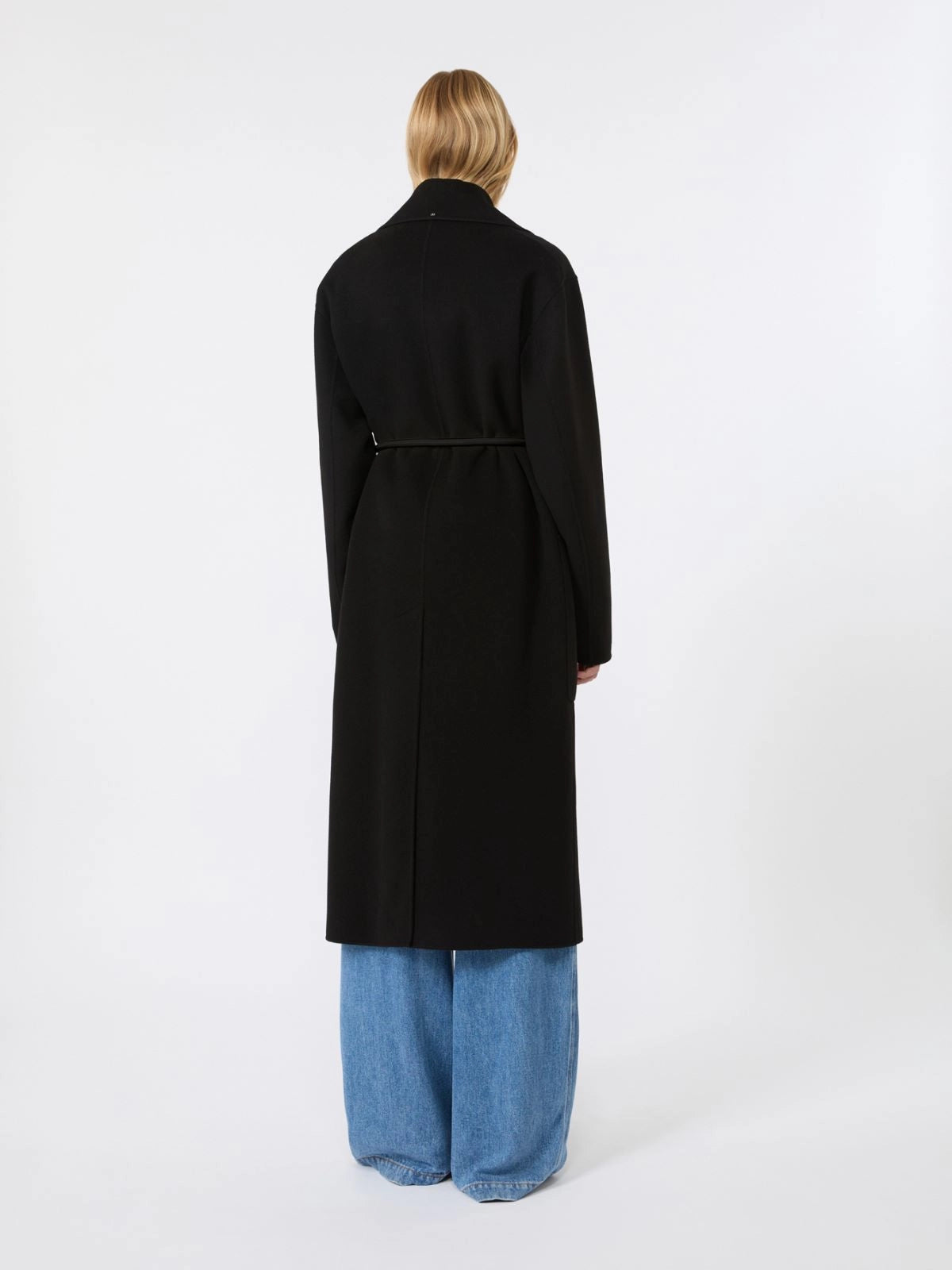SPORTMAX CAPPOTTO ZANNATA NERO