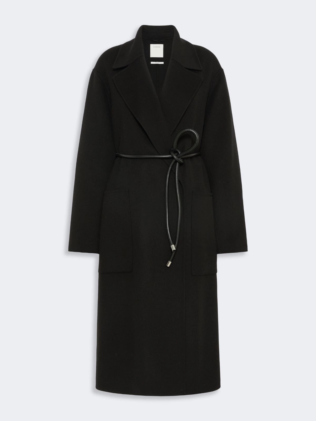 SPORTMAX CAPPOTTO ZANNATA NERO