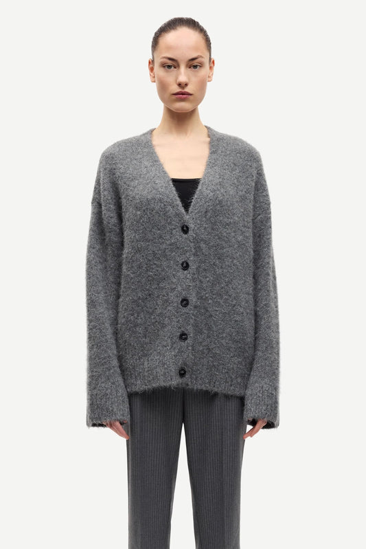 SAMSOE SAMSOE CARDIGAN SAJEANNE GREY