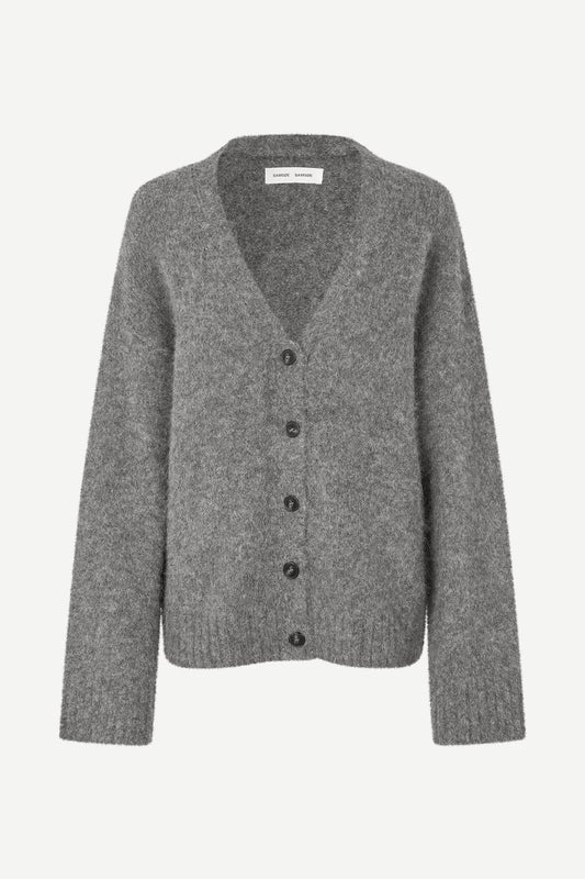 SAMSOE SAMSOE CARDIGAN SAJEANNE GREY