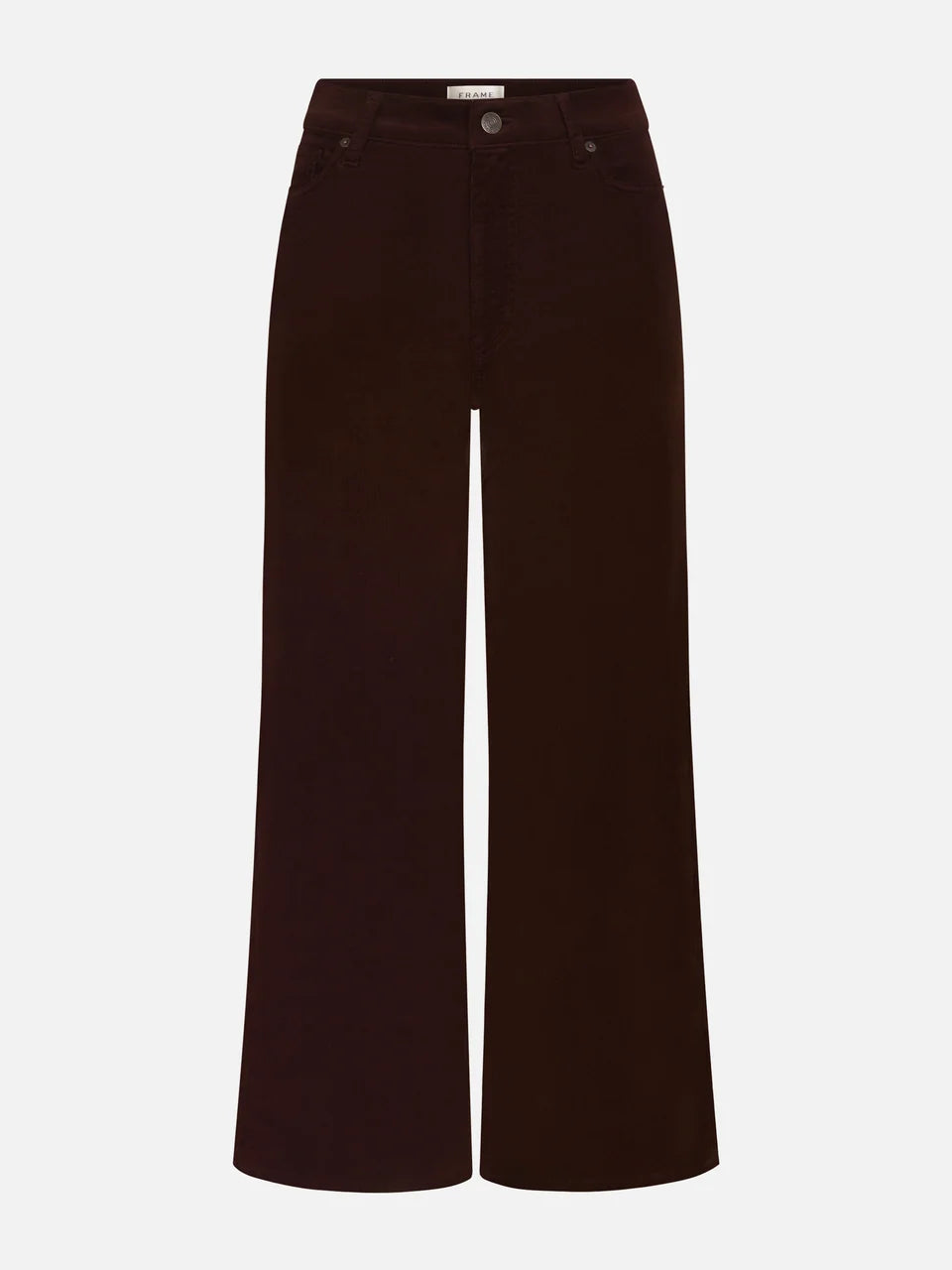 FRAME PANTALONE "THE SWING" VELLUTO ESPRESSO