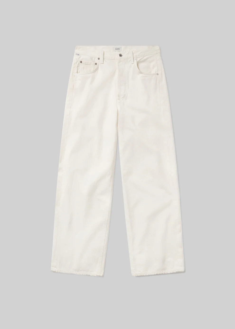 CITIZEN OF HUMANITY JEANS AYLA BAGGY WHITE