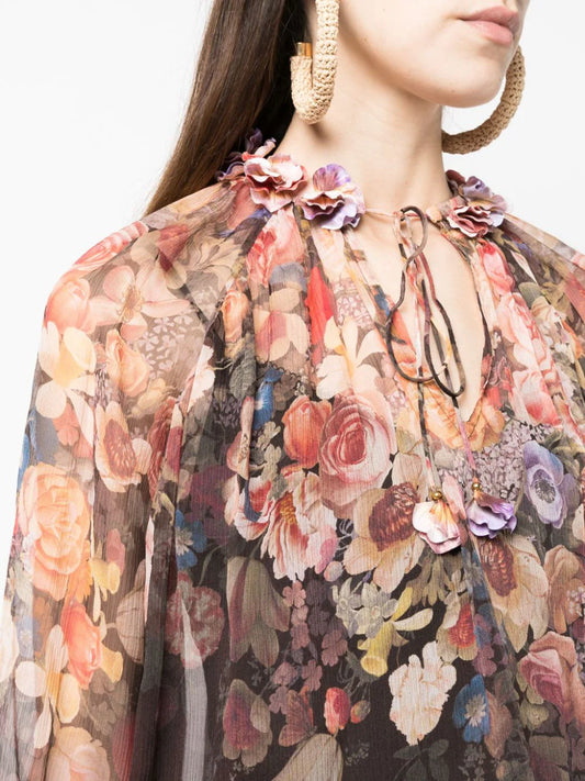 ZIMMERMANN BLUSA FLORAL