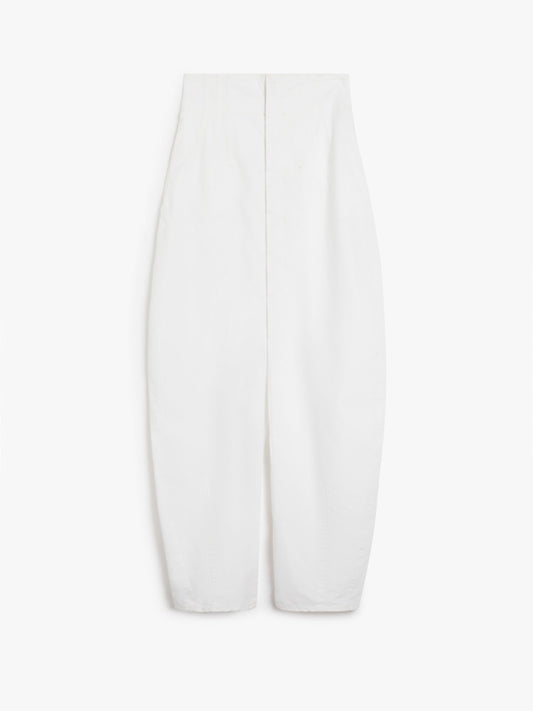 SPORTMAX PANTALONE UMANO BIANCO