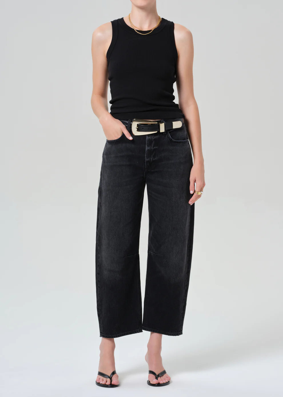CITIZEN OF HUMANITY JEANS MIRO IN RAINE BLACK