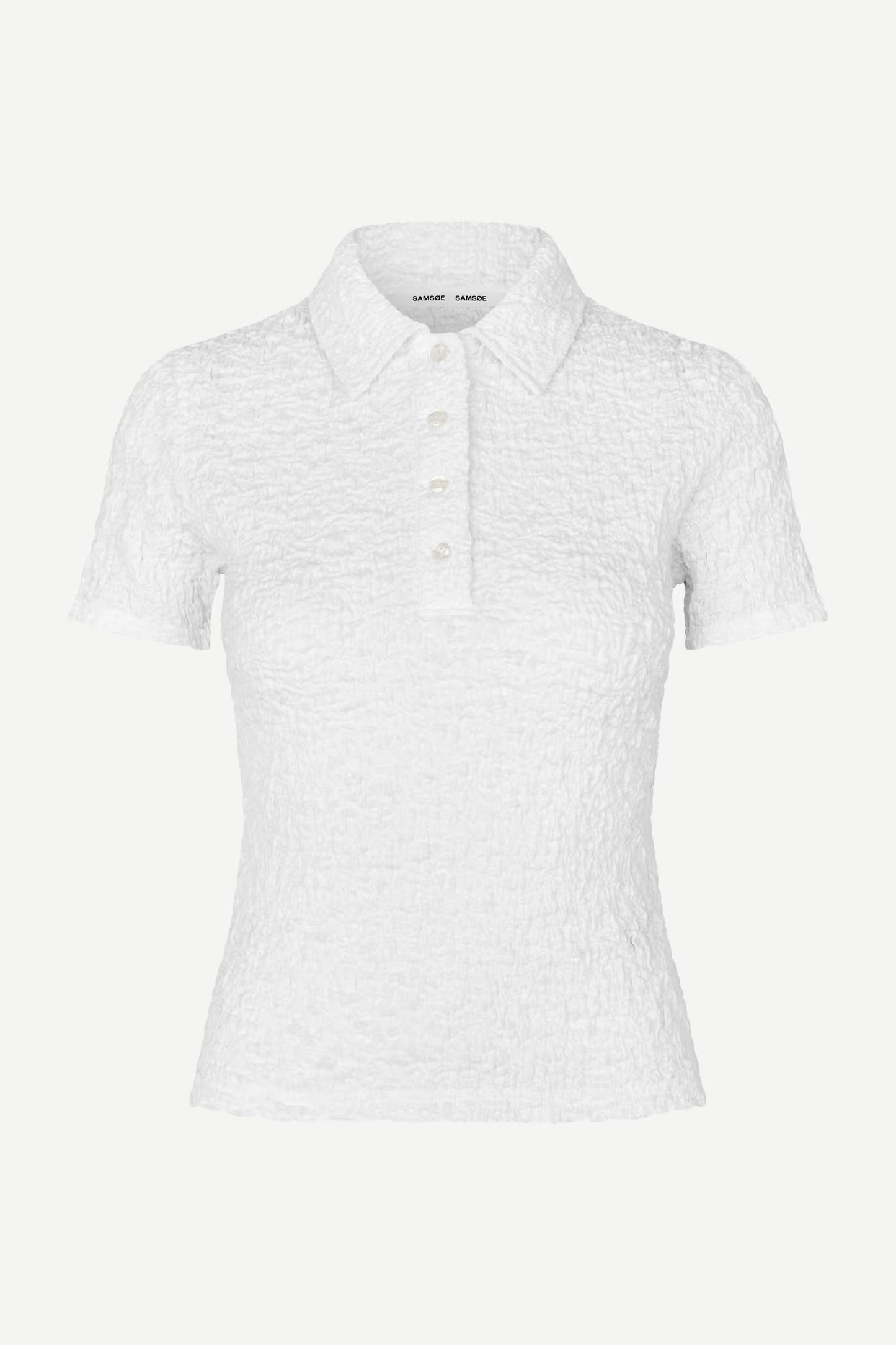 SAMSOE SAMSOE POLO SADAISY SAGE WHITE