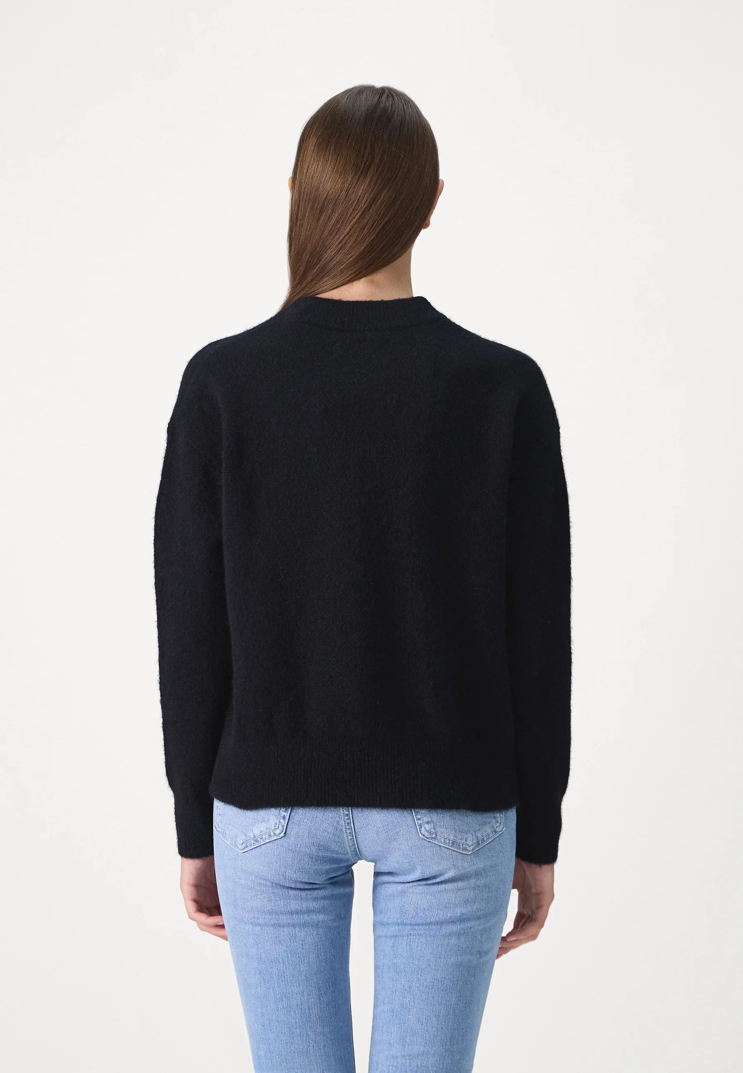 SAMSOE SAMSOE MAGLIONE ANOUR BLACK