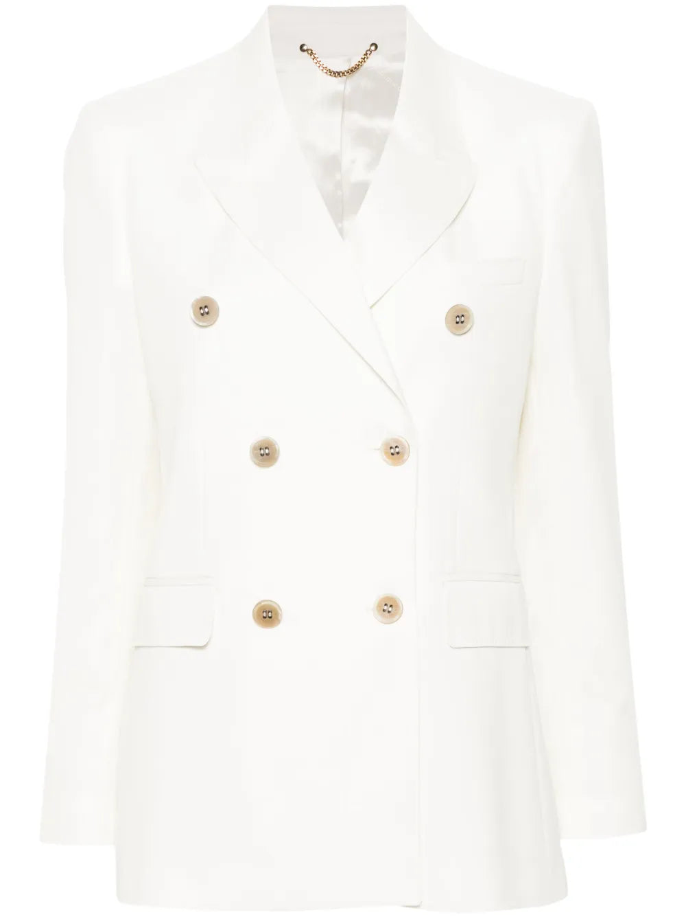 GOLDEN GOOSE BLAZER DOPPIOPETTO  WHITE