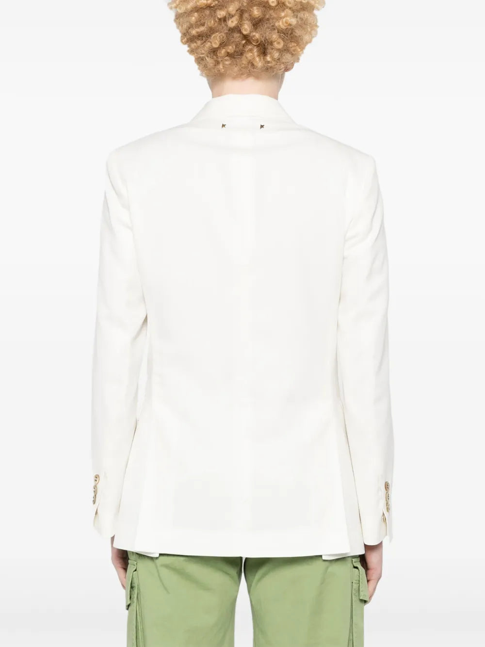 GOLDEN GOOSE BLAZER DOPPIOPETTO  WHITE