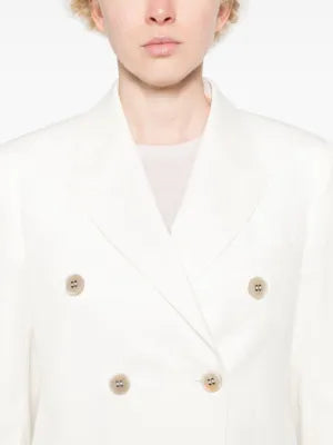 GOLDEN GOOSE BLAZER DOPPIOPETTO  WHITE