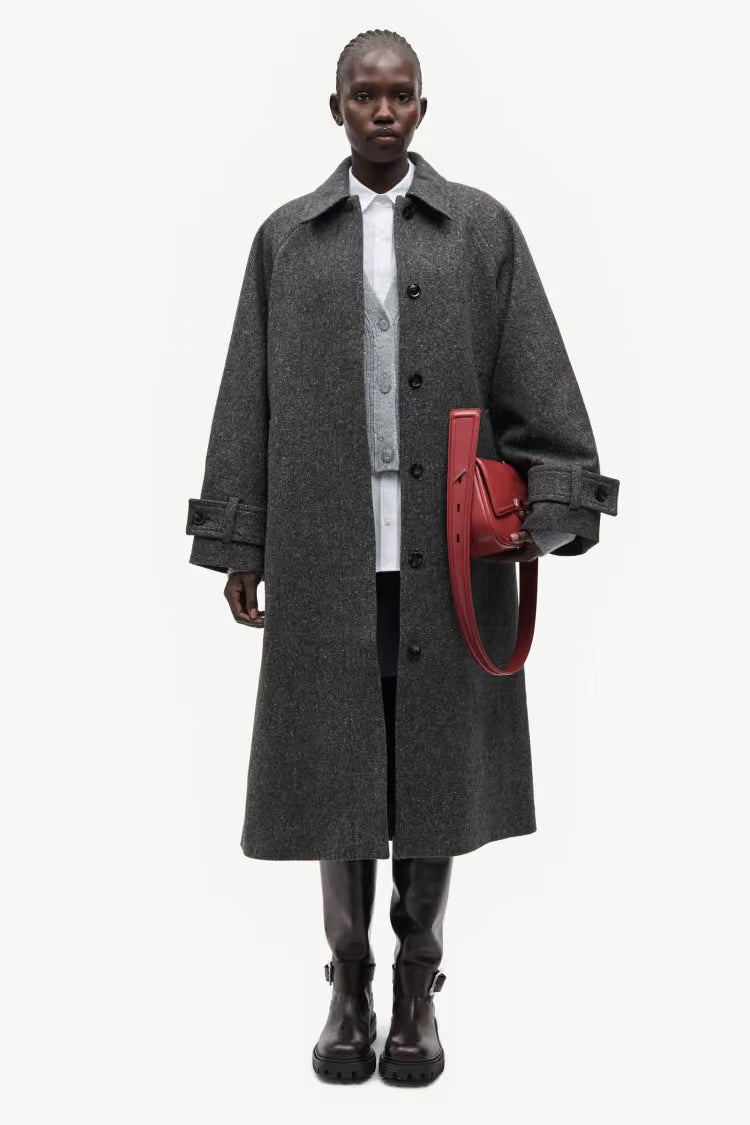 SAMSOE SAMSOE CAPPOTTO SAALMA GREY
