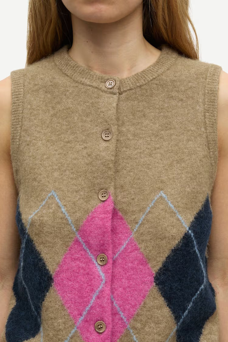 SAMSOE SAMSOE GILET SANOURA GRAY
