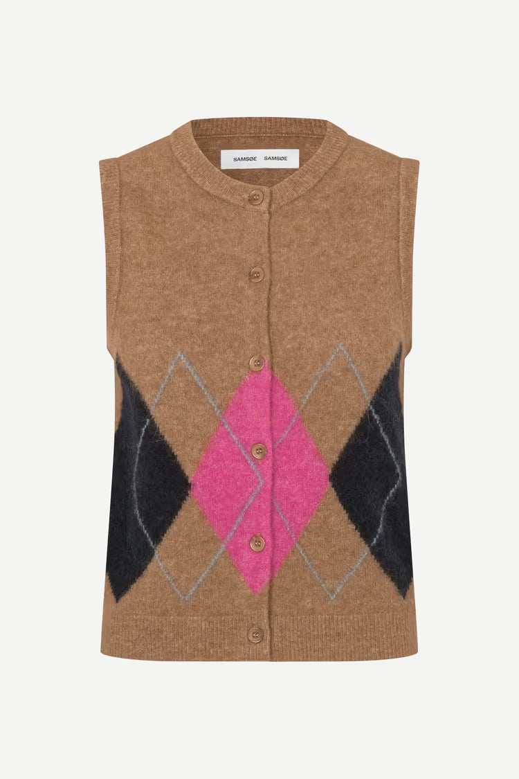 SAMSOE SAMSOE GILET SANOURA GRAY