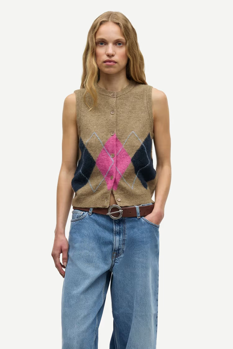 SAMSOE SAMSOE GILET SANOURA GRAY