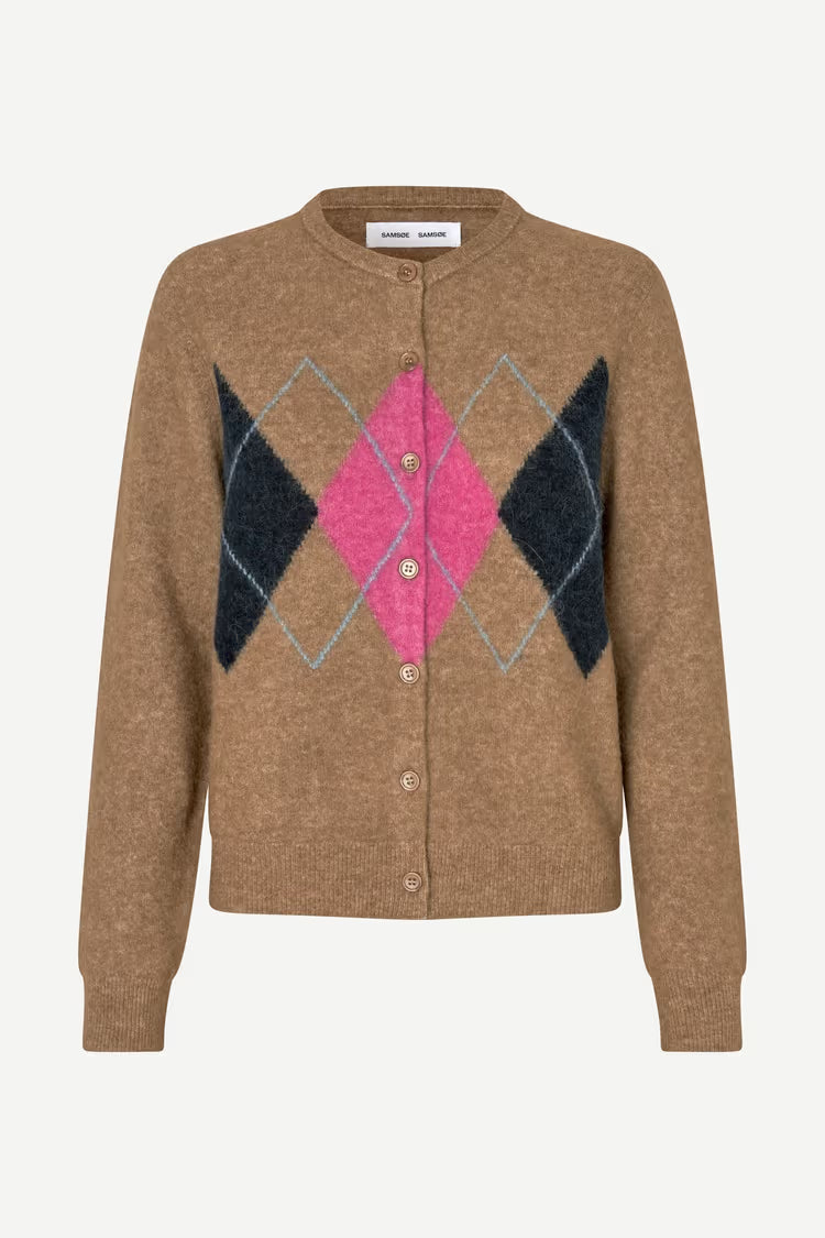 SAMSOE SAMSOE CARDIGAN SANOR GRAY