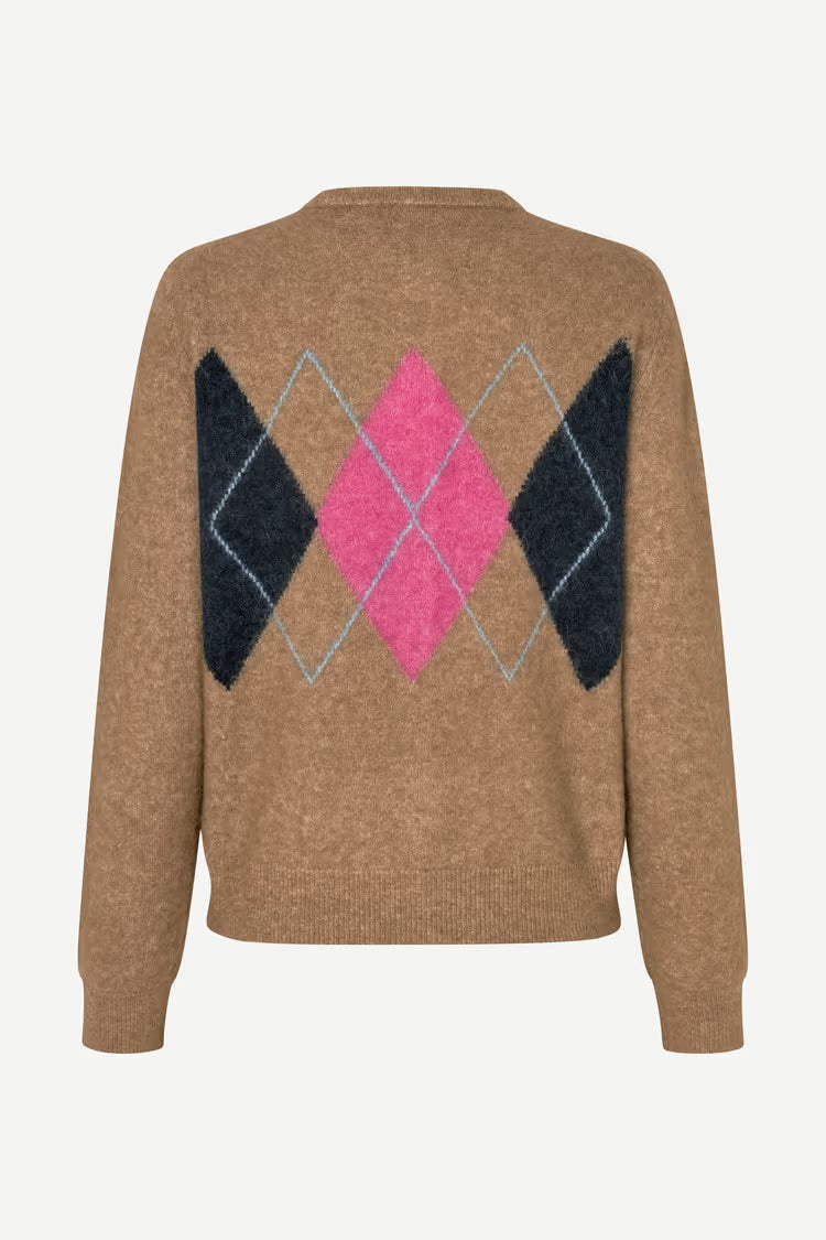 SAMSOE SAMSOE CARDIGAN SANOR GRAY