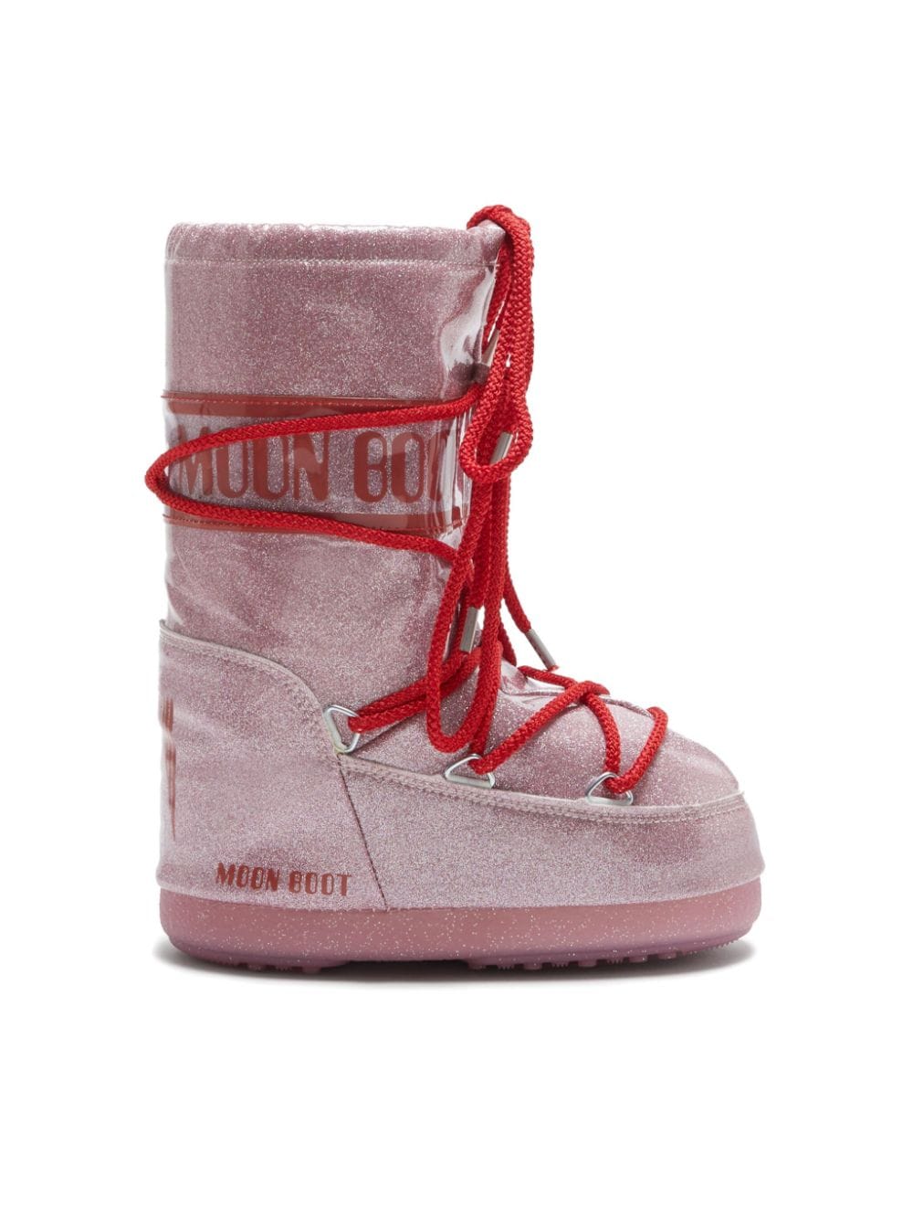 MOON BOOT STIVALE ICON JR GLITTER PINK