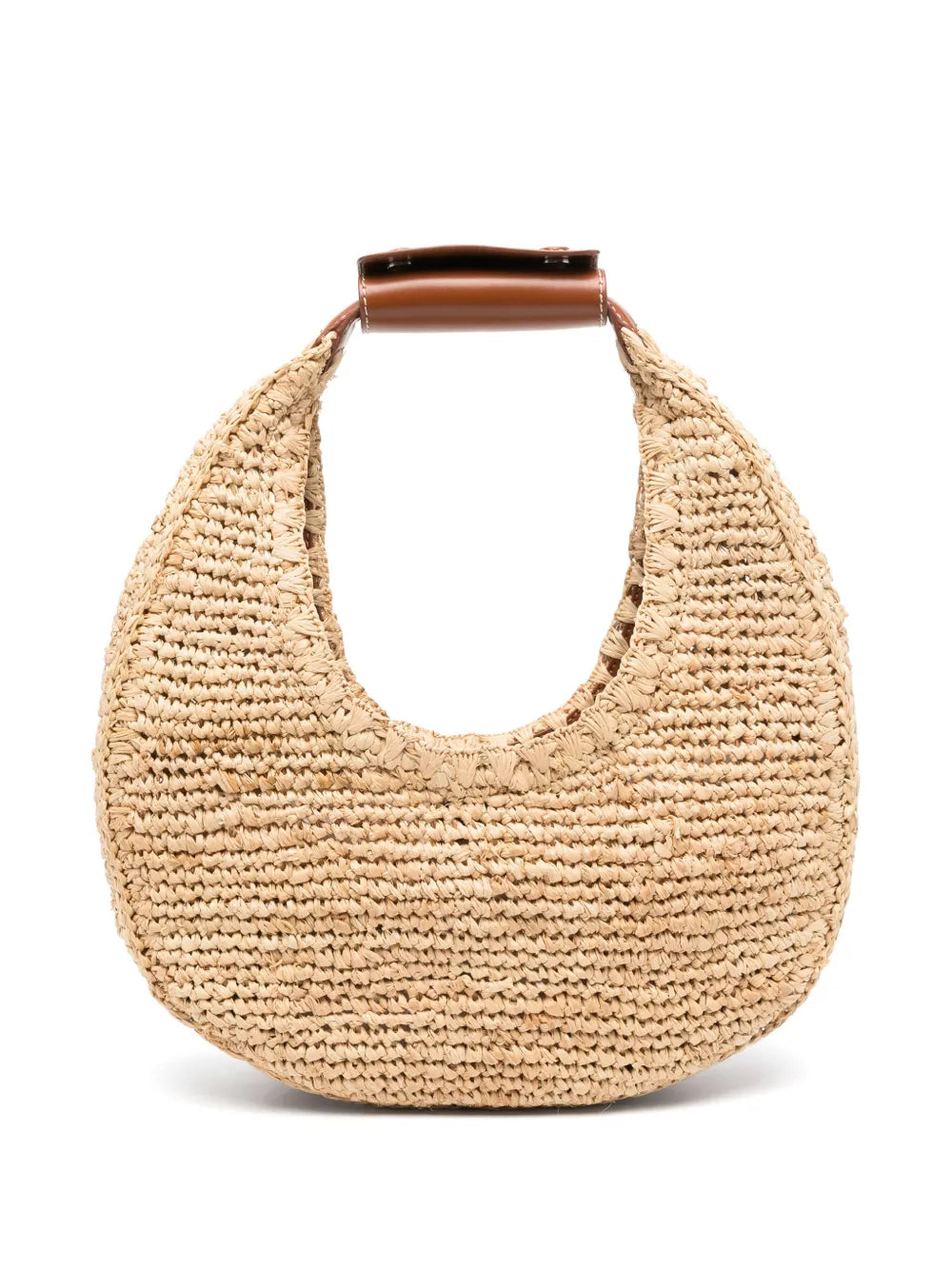 STAUD BORSA MOON RAFIA TAN