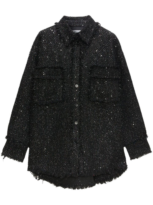 MSGM CAMICIA PAILLETTES