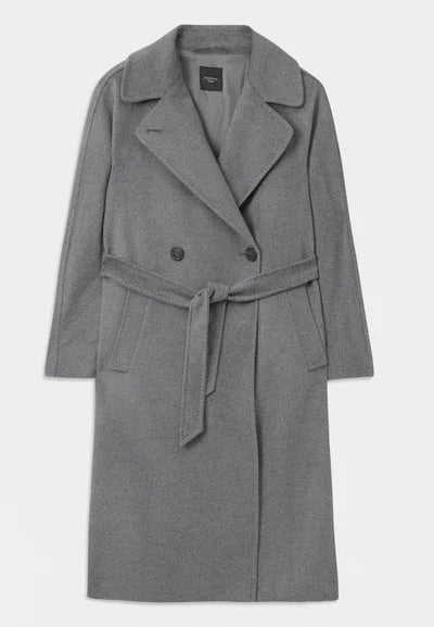 WEEKEND MAX MARA CAPPOTTO RESINA GRIGIO