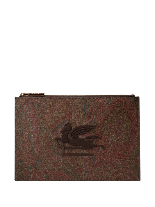 ETRO CLUTCH BROWN