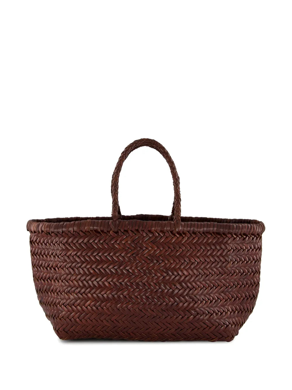 DRAGON DIFFUSION BORSA BAMBOO TRIPLE JUMP SMALL DK BROWN