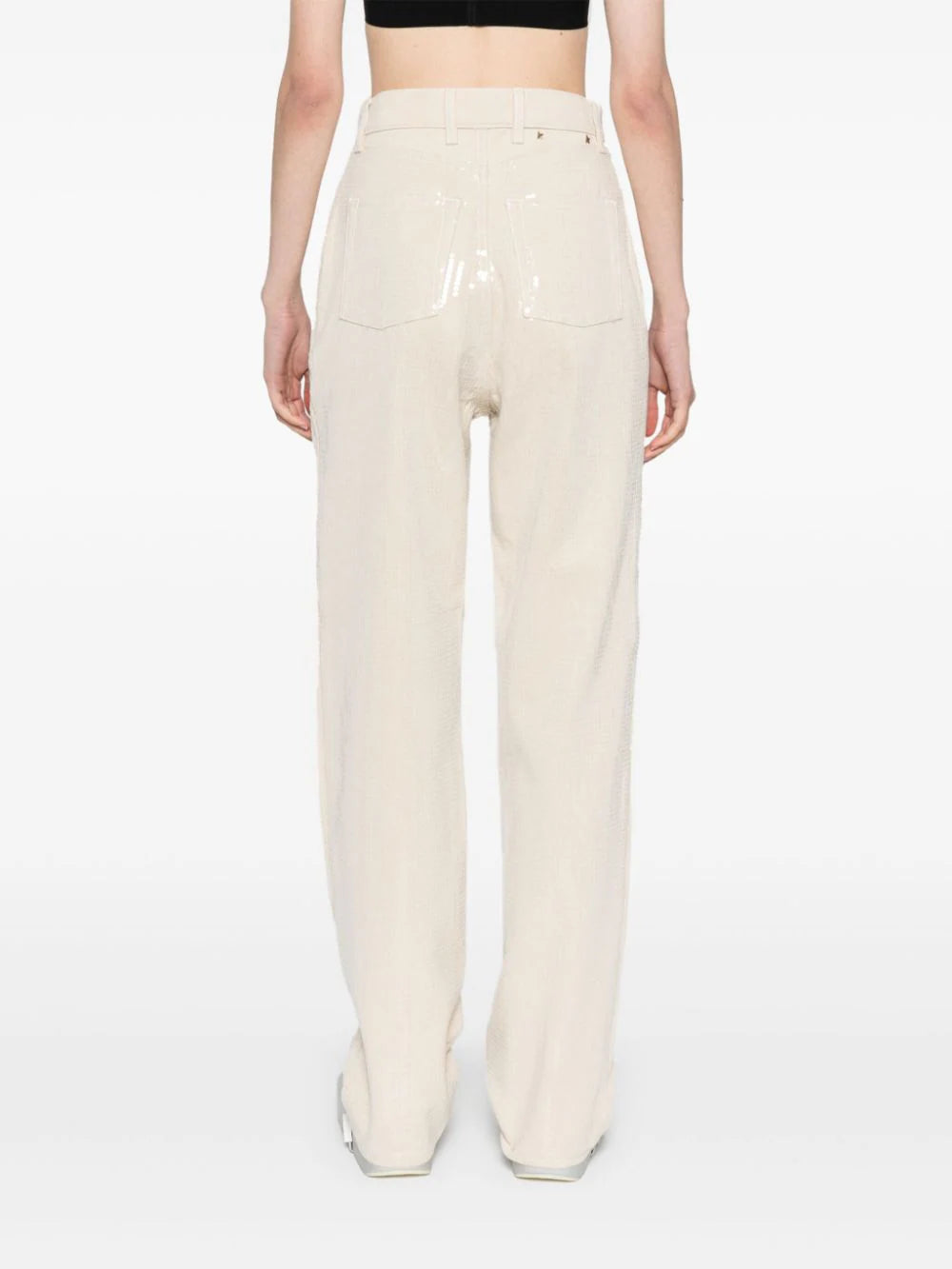 GOLDEN GOOSE JEANS KIM PAILETTES