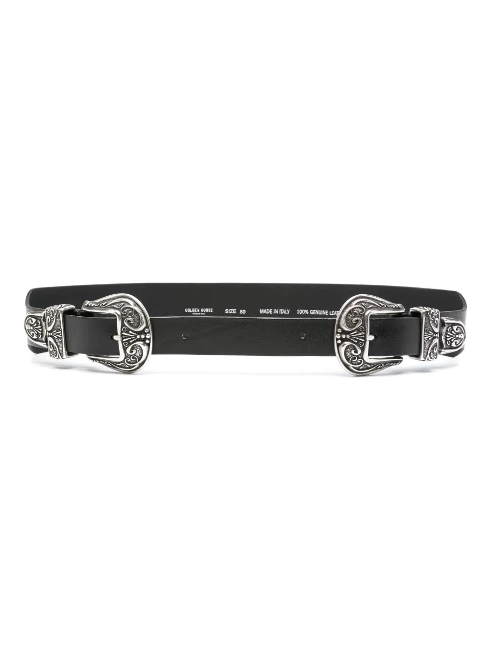 GOLDEN GOOSE CINTURA DOPPIA BLACK