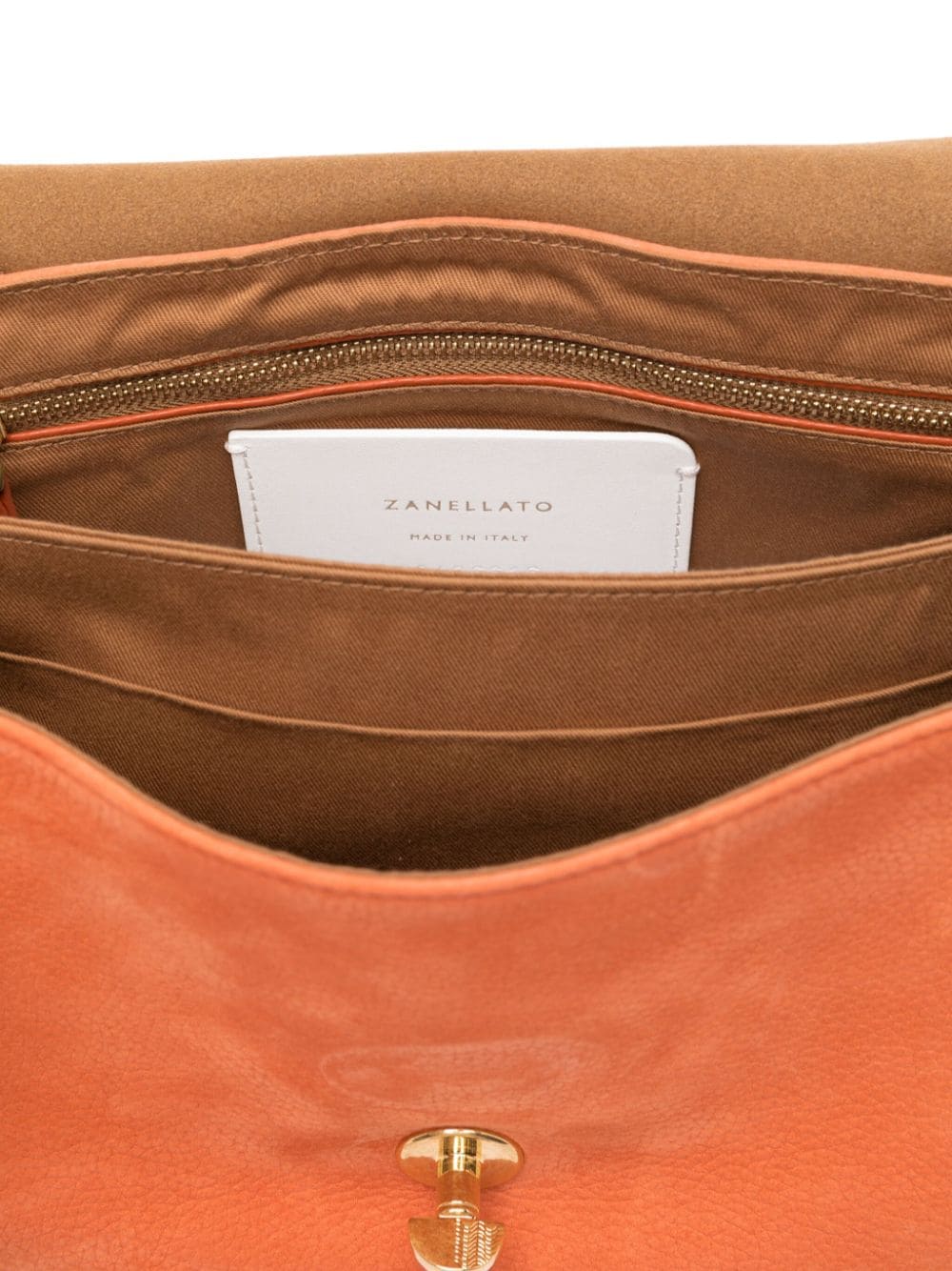 ZANELLATO BORSA POSTINA JONES SMALL ORANGE