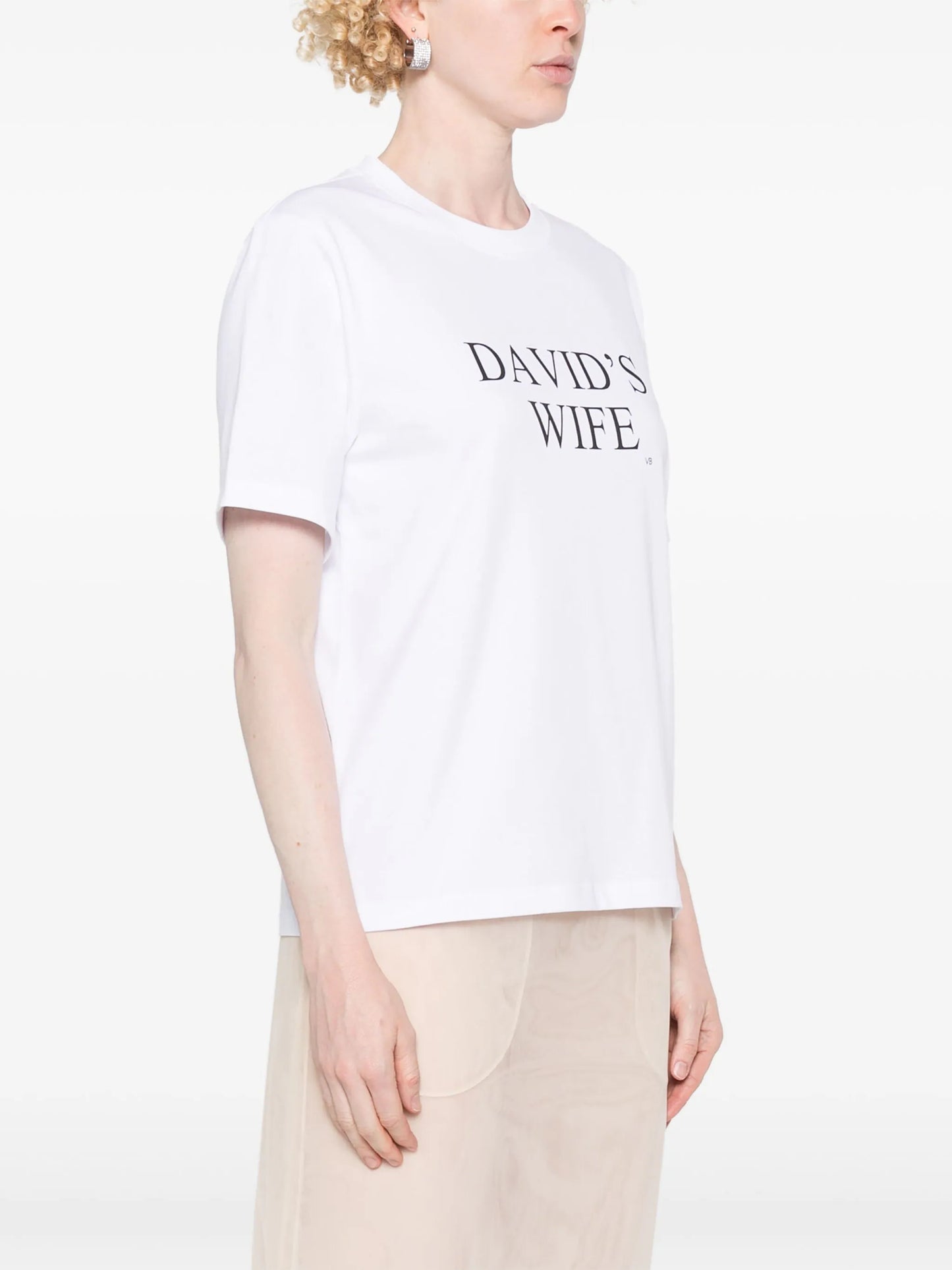 VICTORIA BECKHAM T-SHIRT "DAVID'S WIFE"