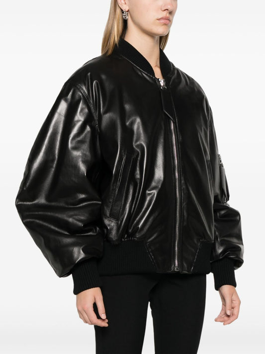 THE ATTICO BOMBER ANJA NERO