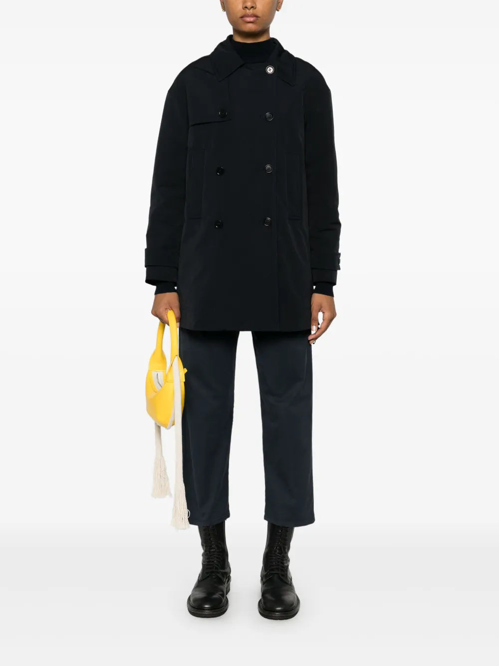 ASPESI TRENCH IMBOTTITO BLU