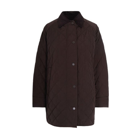 WEEKEND MAX MARA GIACCA IMBOTTITA PEPATO CIOCCOLATO