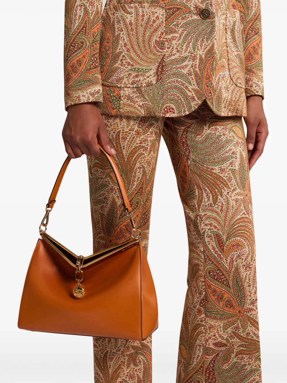 ETRO BORSA VELA MEDIUM ORANGE
