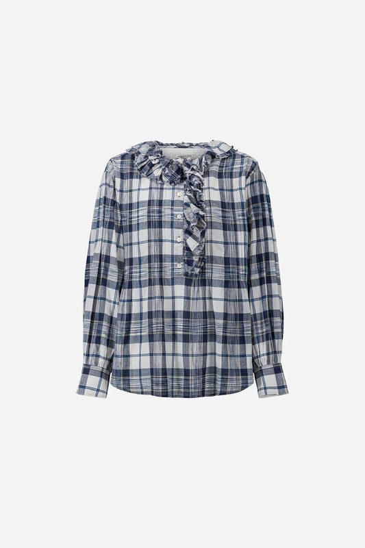 LAURENCE BRAS CAMICIA PHO BLUE