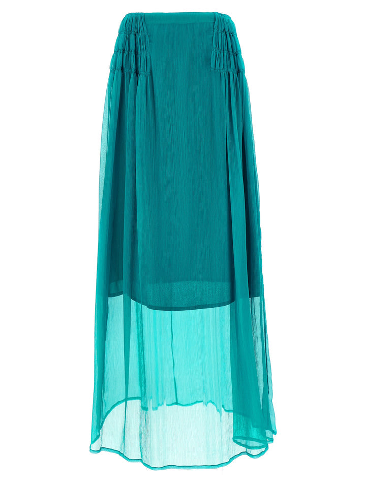 DRIES VAN NOTEN GONNA SCARLETT PETROL