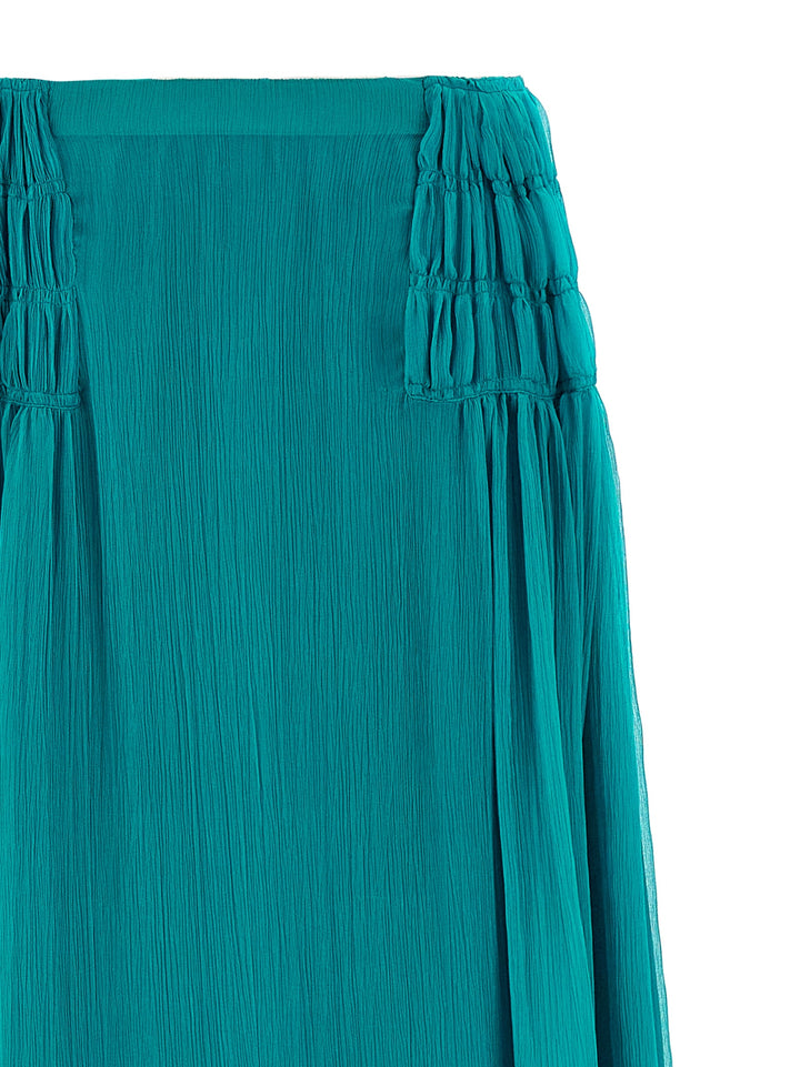 DRIES VAN NOTEN GONNA SCARLETT PETROL