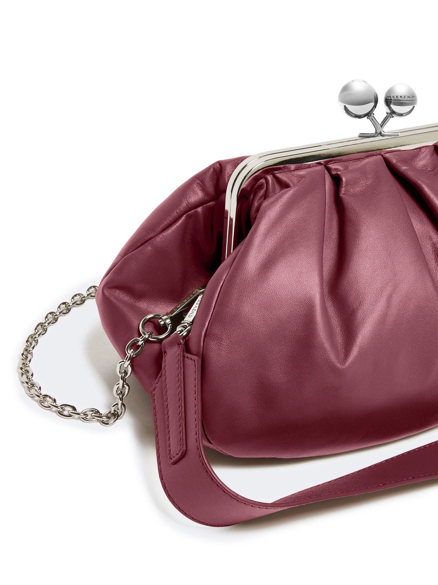 WEEKEND MAX MARA BORSA CUBICO RUBINO