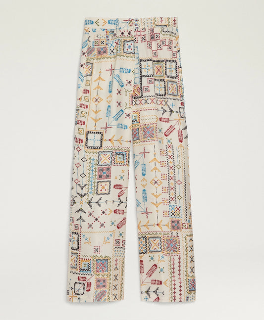 MOMONI' PANTALONE ORTIZ PANNA